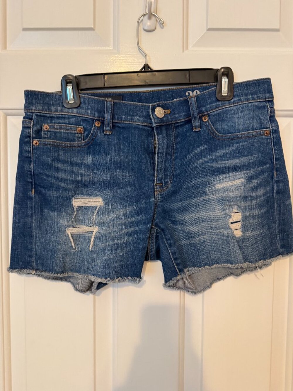 J. Crew Indigo Denim Shorts Size 29